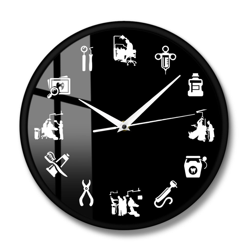MAliben | Stylish Dental - Design Wall Clock For a Modern Interior