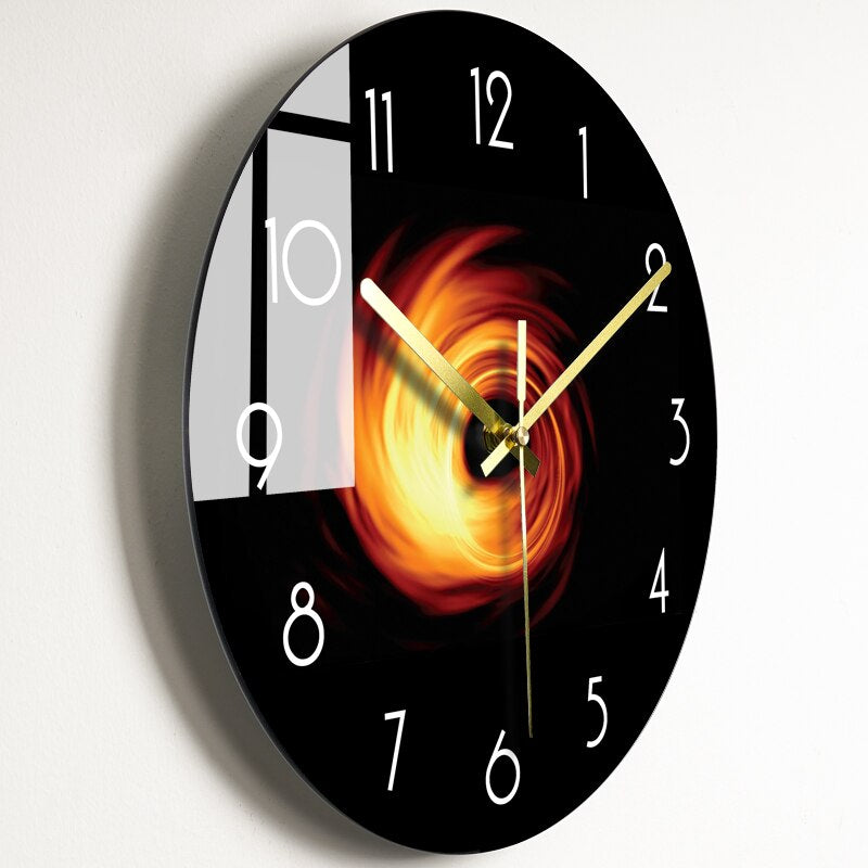 Maliben | Elegant Glassart Wall Clock – Artistic Time Measurement & Design