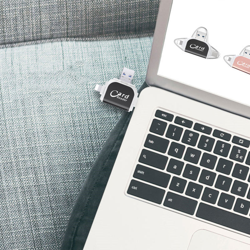 Maliben | 4-In-1 Universal Sd Tf Card Reader With Multiple Connections