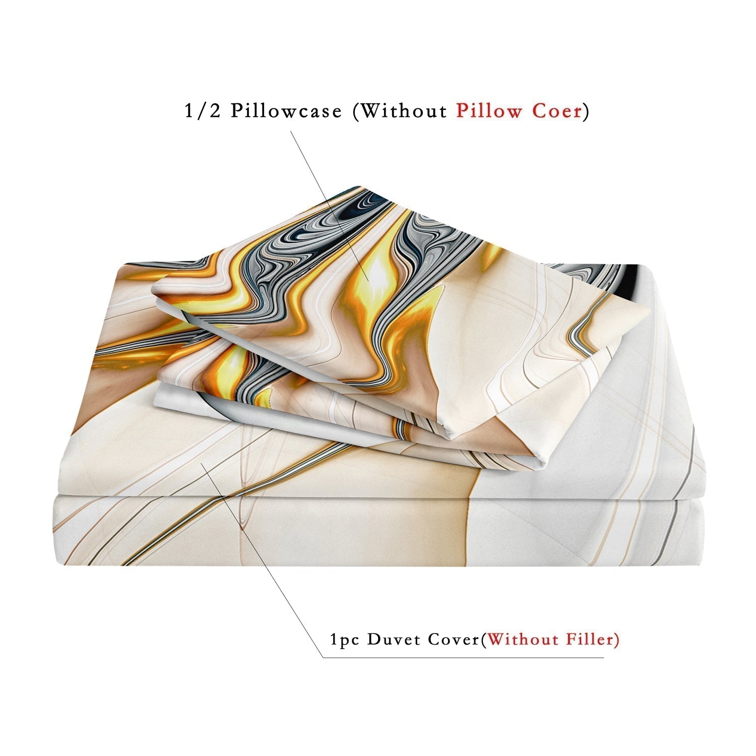 Maliben | Ultra Soft Artistic Duvet Cover Set For Vibrant Bedroom Style