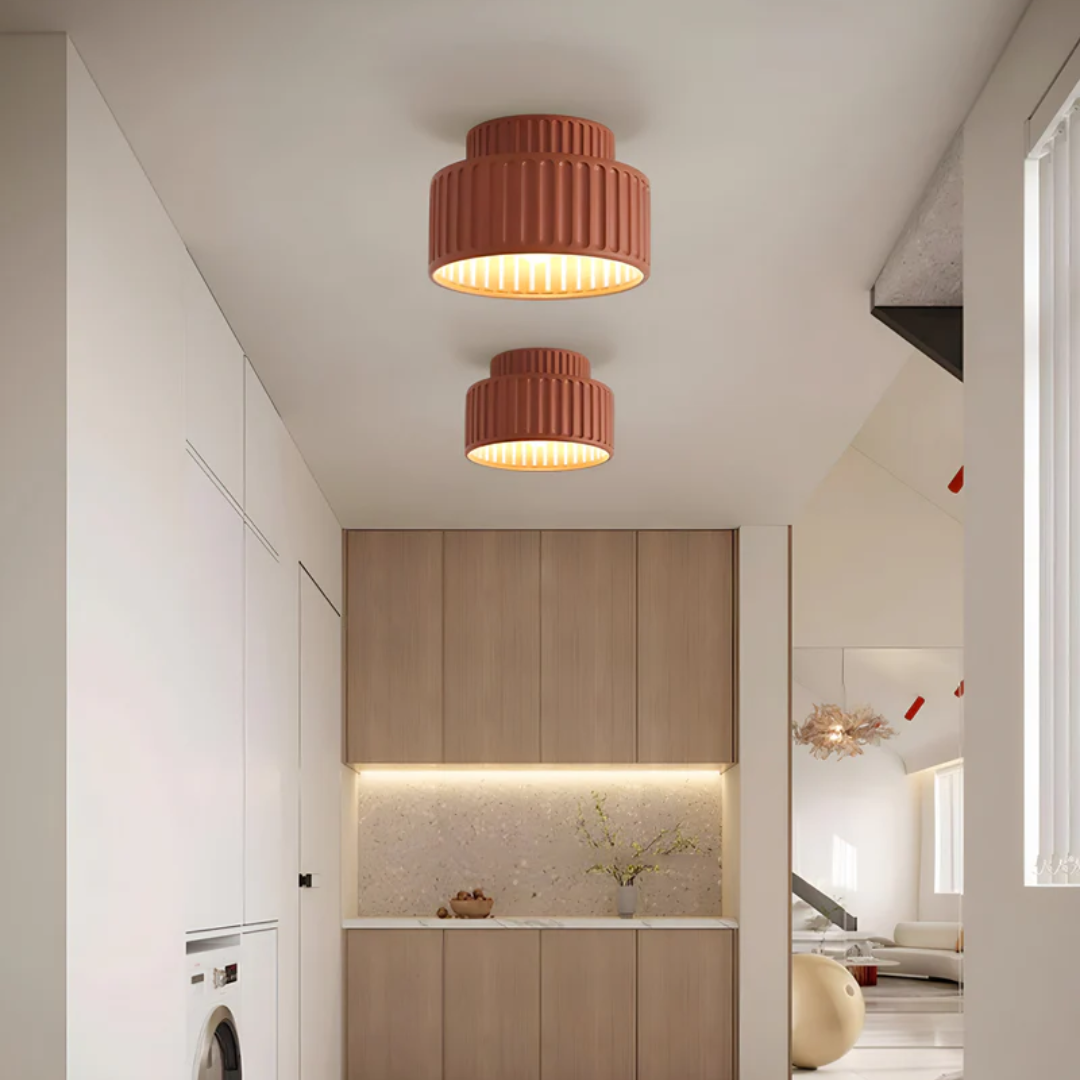 Maliben | Modern Ribbed Ceiling Lamp