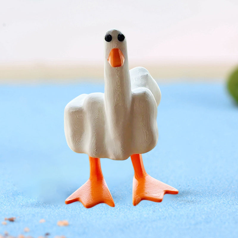 Maliben | Duck Ornament In The Shape Of The Middle Finger