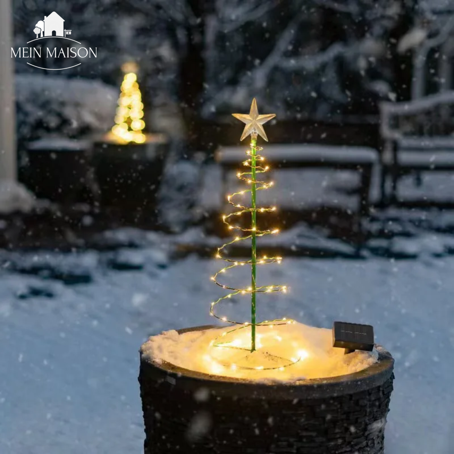 Maliben | SolarTree – The Charming Led Christmas tree Powered By Solar Energy