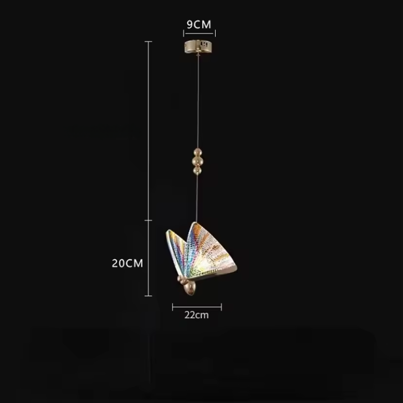 Maliben | Modern Creative Led Pendant Lamp With Decorative Butterfly Design