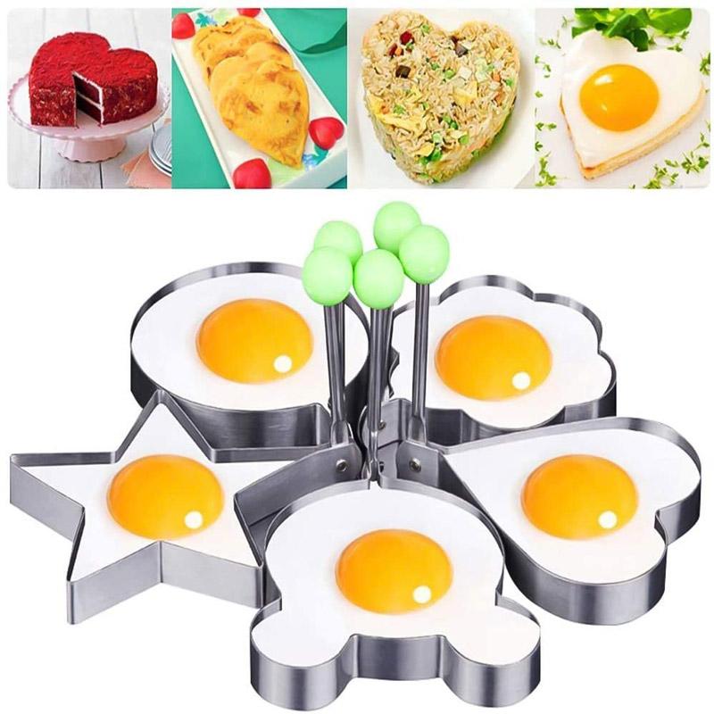 Maliben | Stainless Steel Fried Egg Molds
