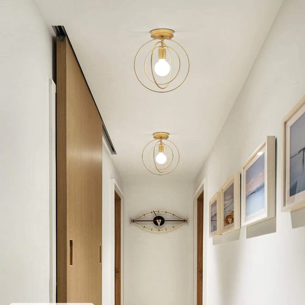 Maliben | Modern Ring-Shaped Ceiling Lamp Gold