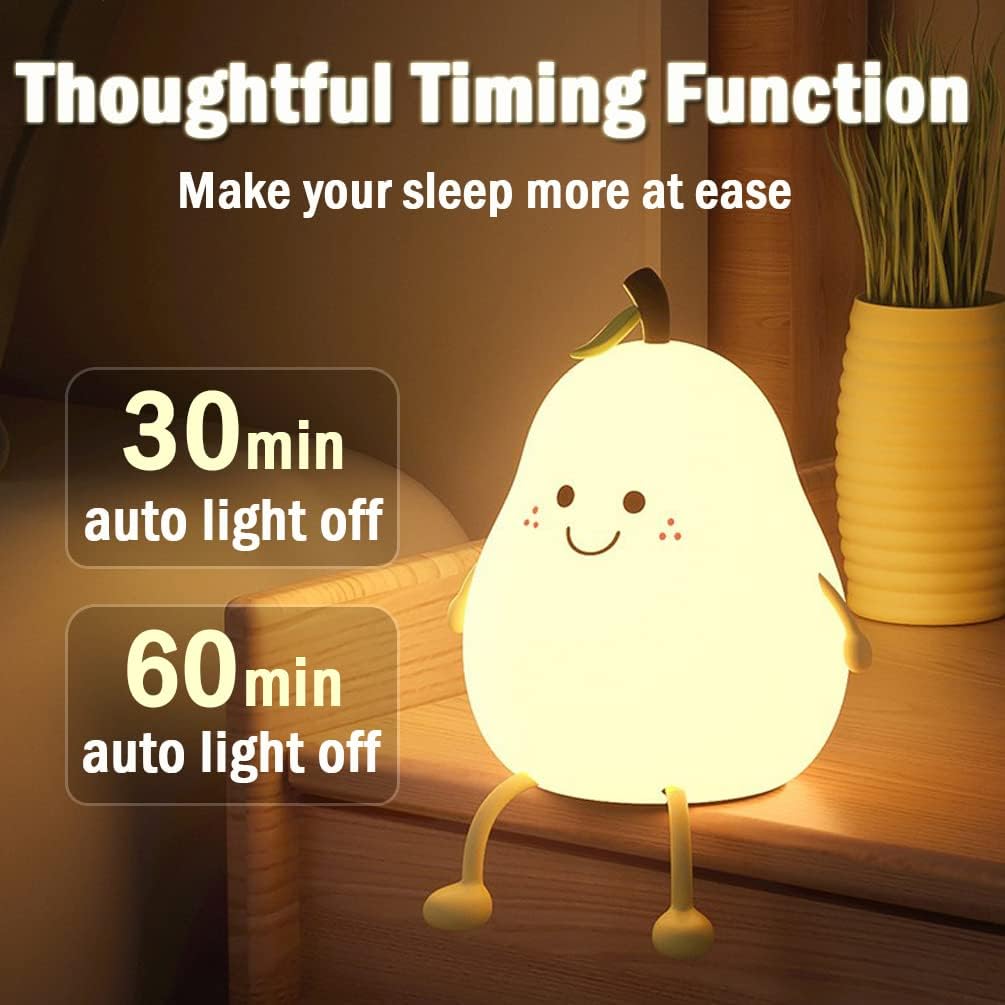 Maliben | Chic Pearglow Night Light With Usb Charger And Warm White Light