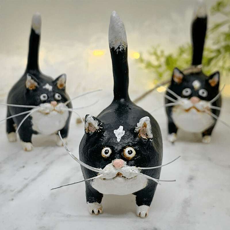 Maliben | Unique Handmade Cat Christmas Ornament - Purrfect Holiday Hangers