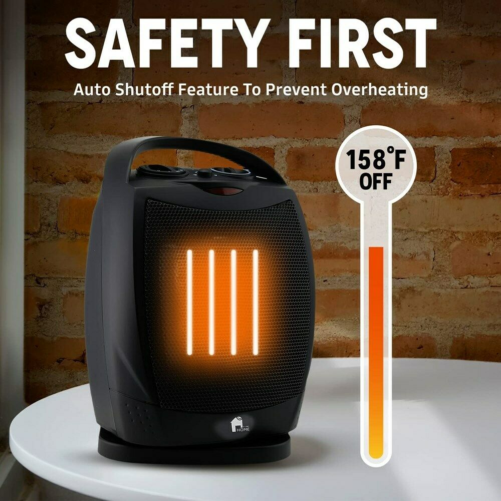 Maliben | Heatease Compact Portable Heater – Stylish, Oscillating & Energy Efficient