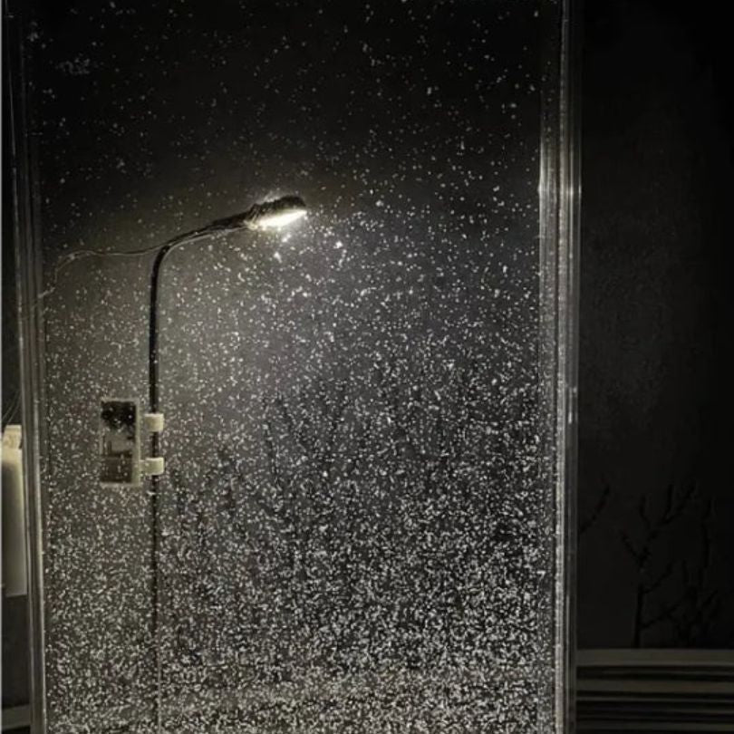 Maliben SnowyStreet LED Lamp — Winter Snowstorm Scene Light