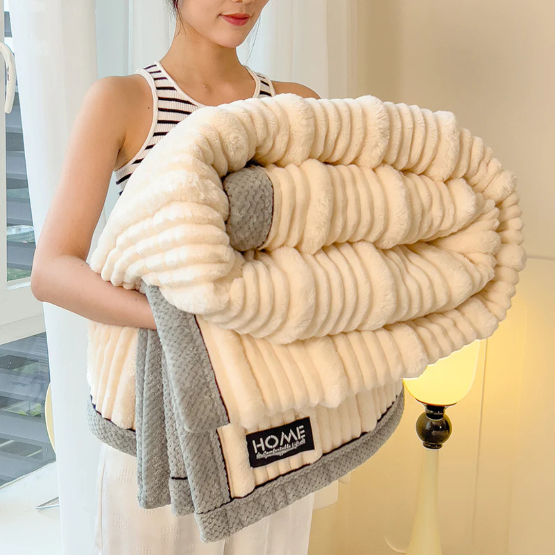 Maliben | Warm Plush Winter Blanket For Bed & Sofa