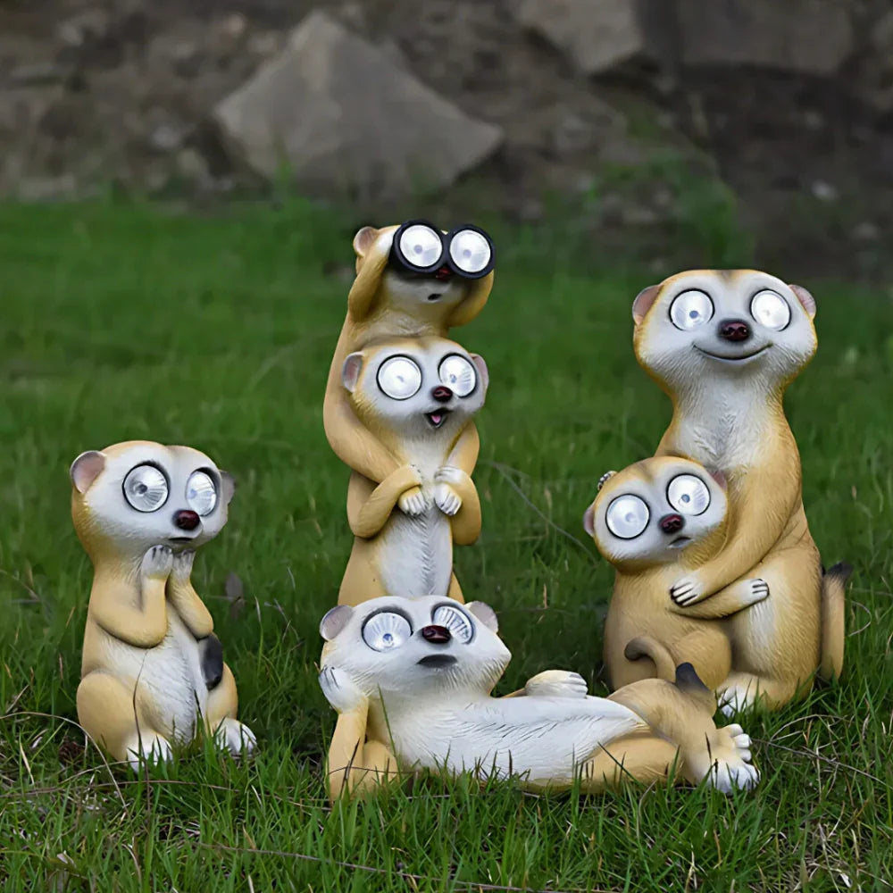 Maliben | Solarkats Meerkat Light Figures