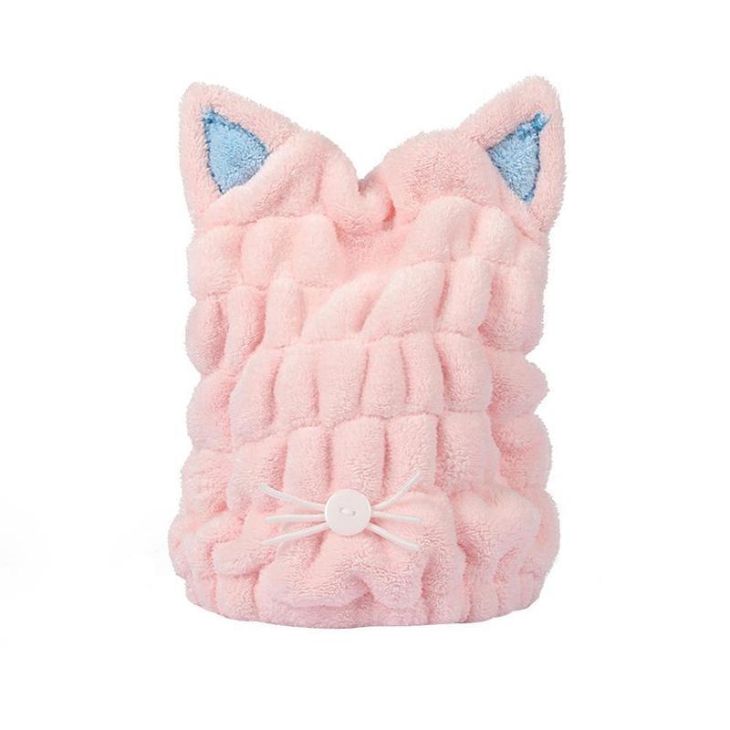 Maliben | Cute Cat Ears Hair-Drying Towel Bath Cap