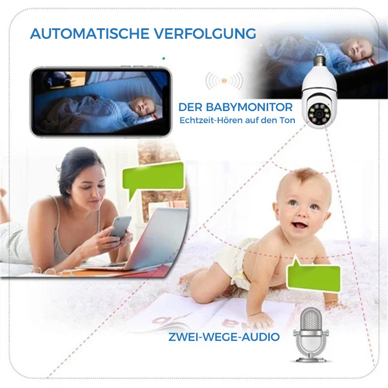 Maliben | Wireless Wifi Surveillance Camera With Bulb