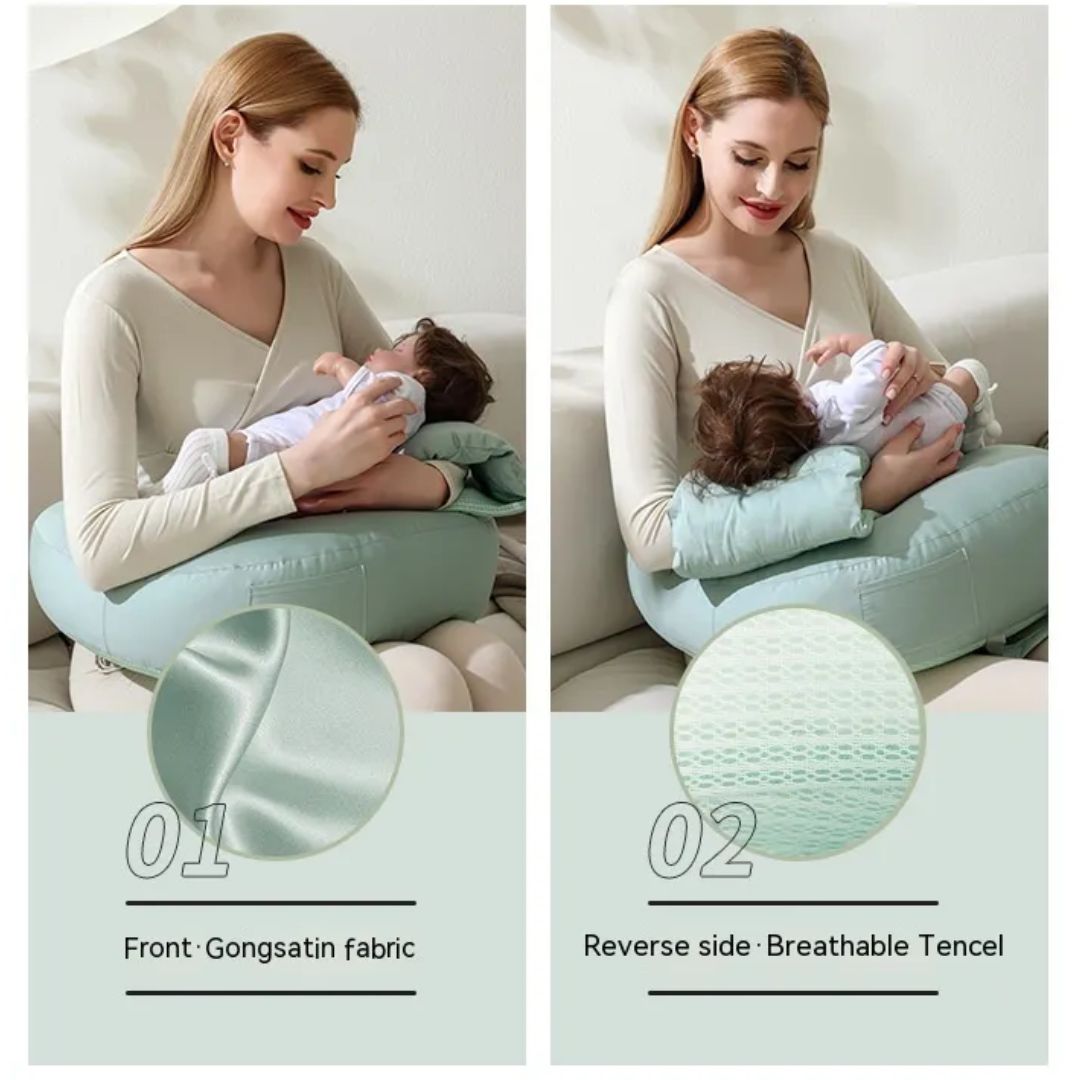 Maliben | Nursing Pillow With Back Support – Ergonomic Baby Pillow For Breastfeeding
