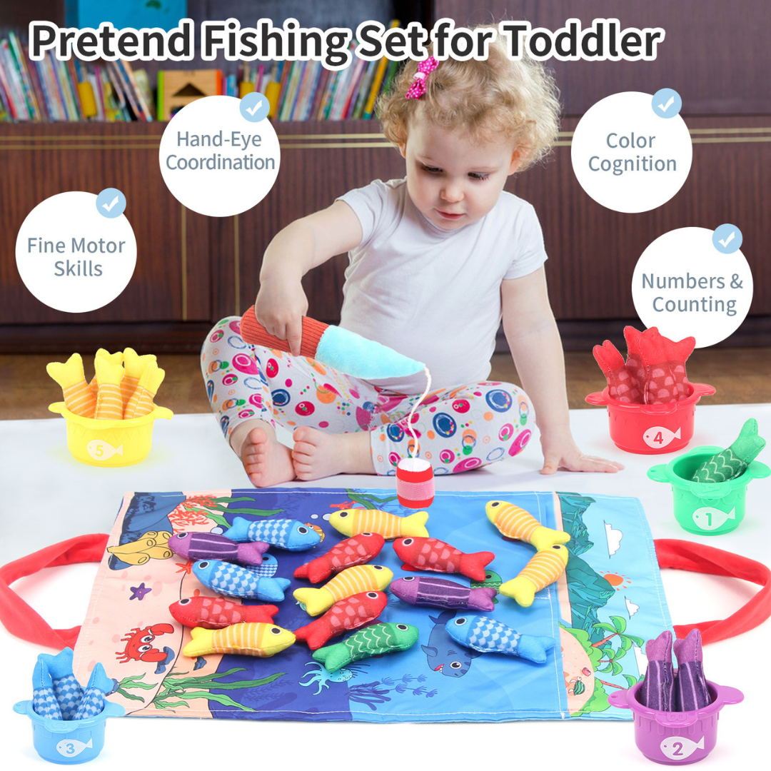Maliben | Montessori Plush Fishing Bond Toy