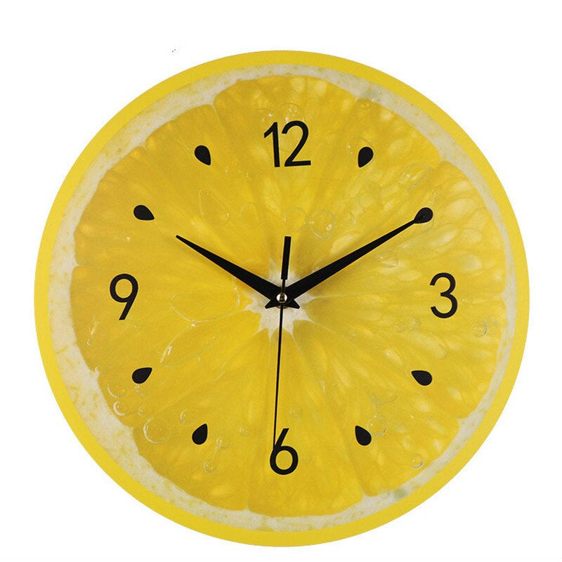 MAliben | Lemon Inspired Wall Clock For a Cheerful Kitchen