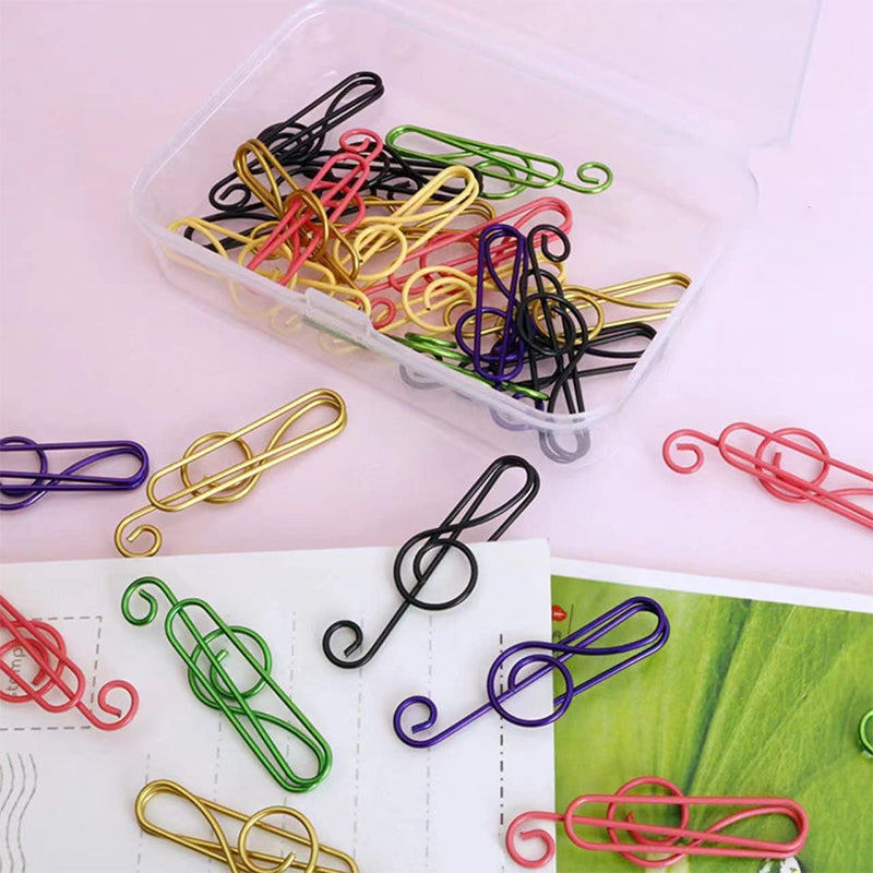 Maliben | Music Multicolored Paperclips Made Of Metal