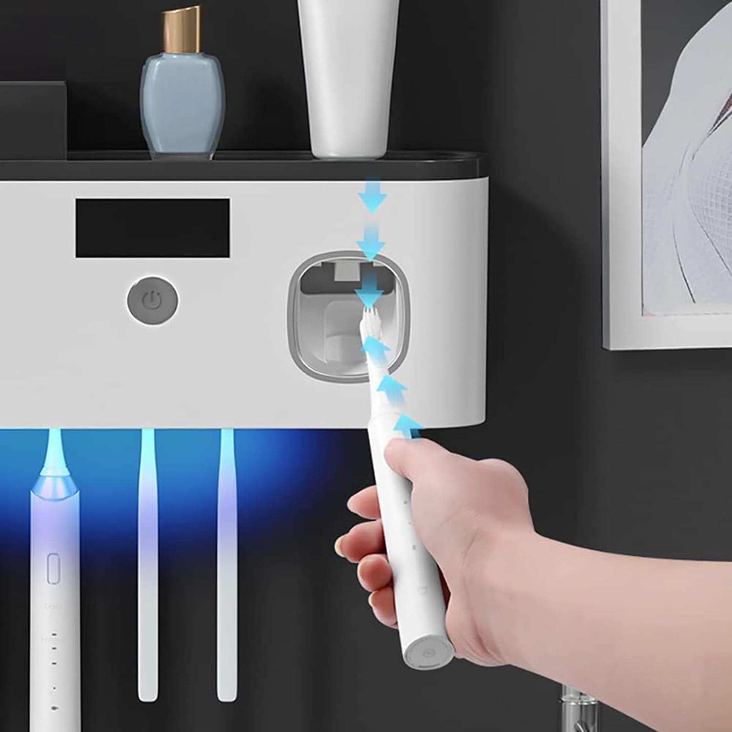 Maliben | Uvshield – Hygienic Toothbrush Holder With Smart Dosing!