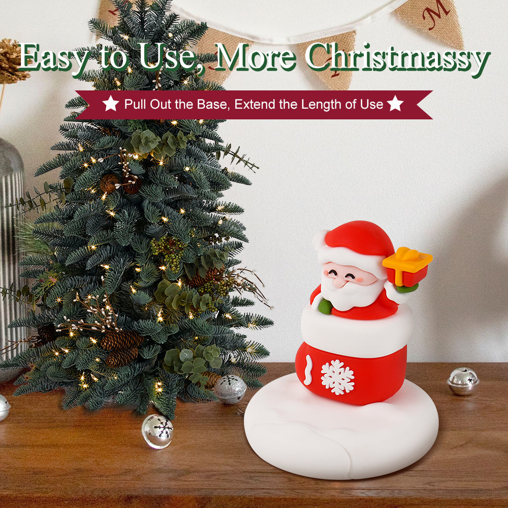 Cute Christmas Santa Snowman Desktop Phone Stand