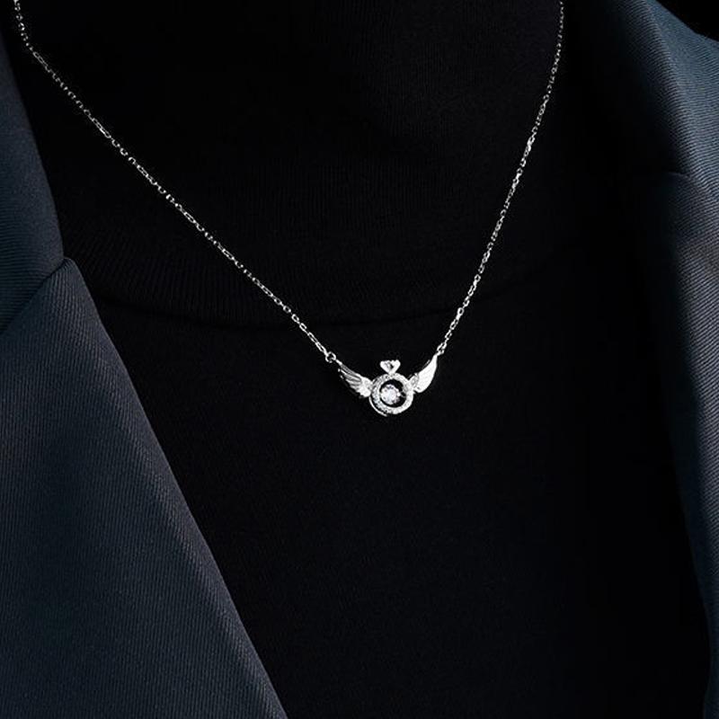Maliben | Angel Wing Rhinestone Necklace