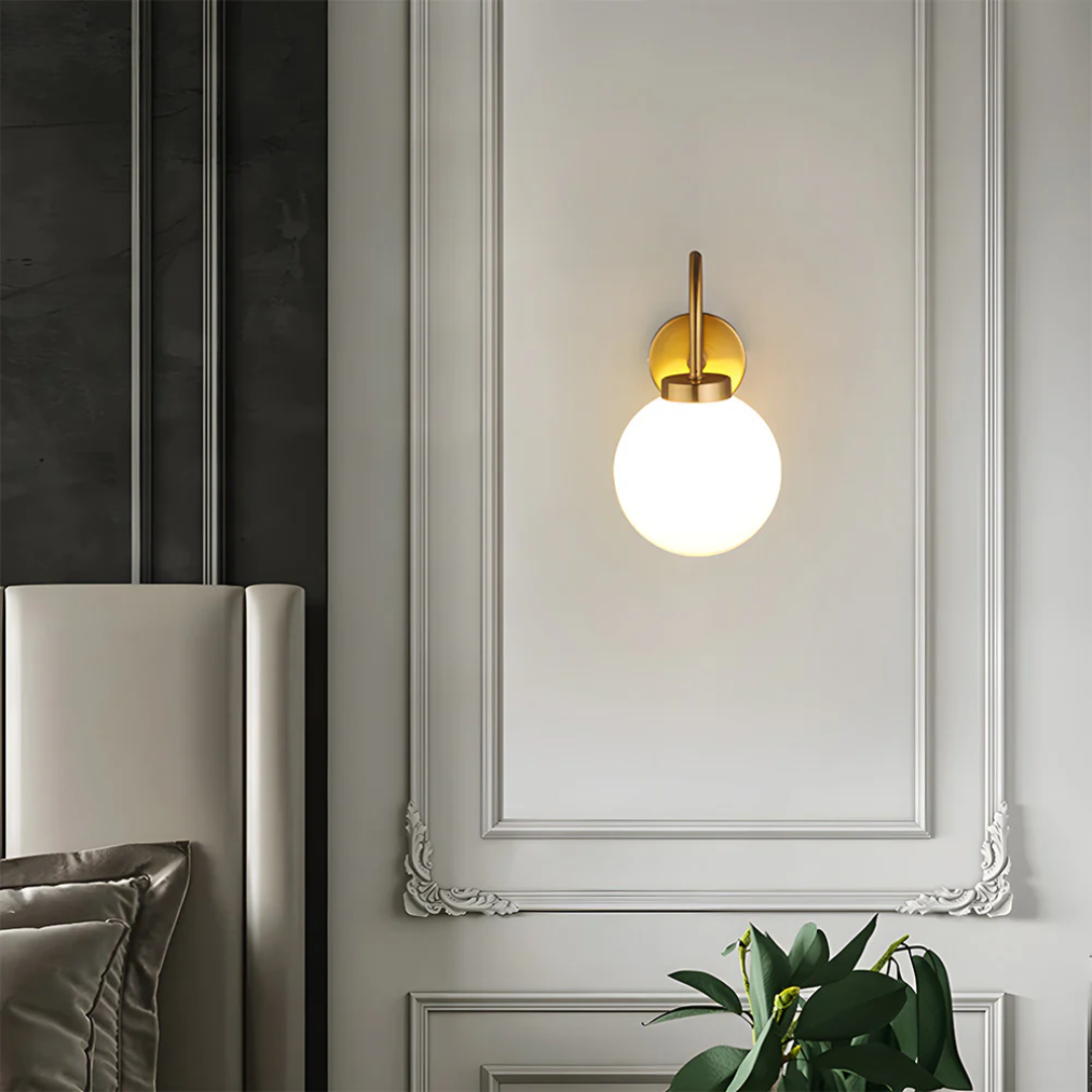 Maliben | Wall Lamp With Glass Sphere