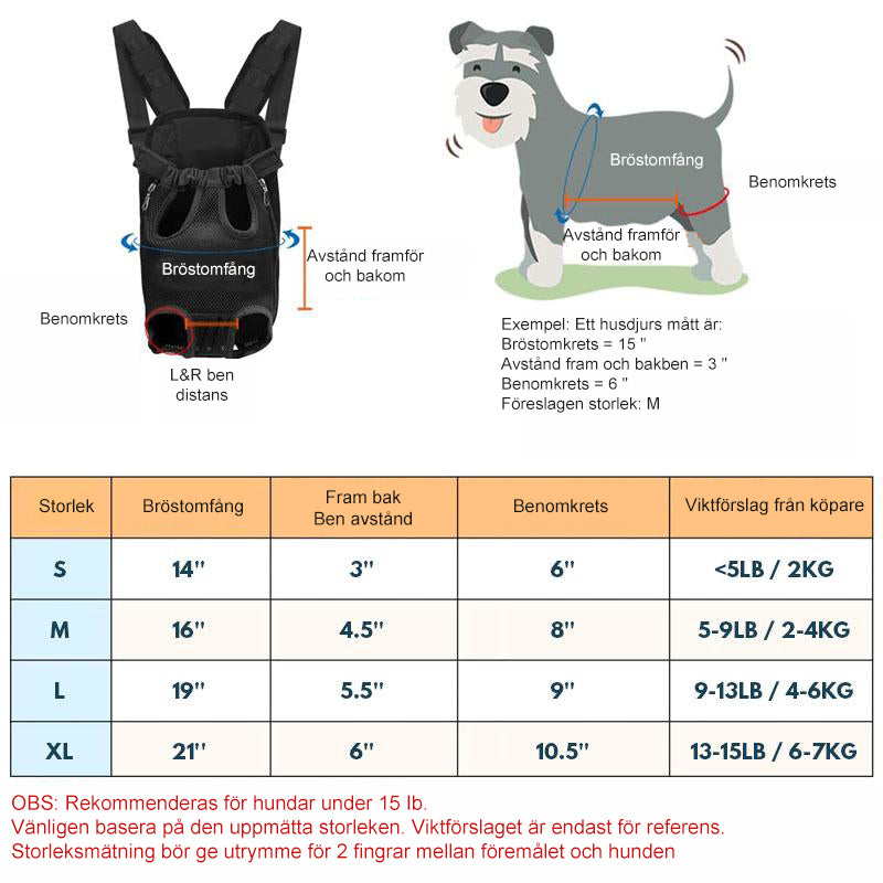 Maliben | Pet Backpack Front