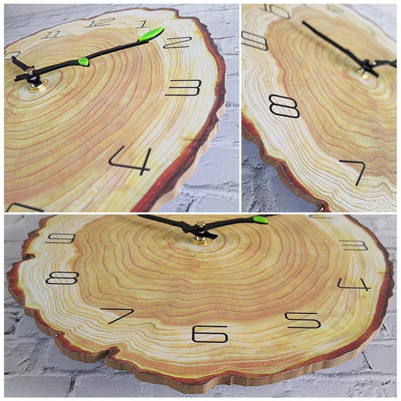 Maliben | Wooden Annual Rings Wall Clock