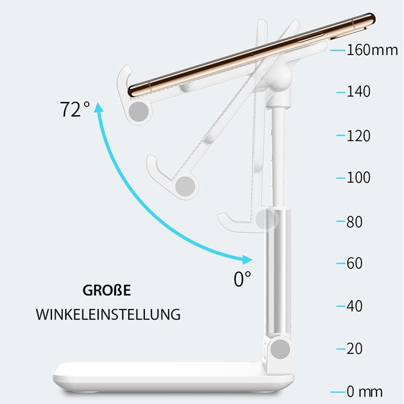 Maliben | Foldable Or White Pole Phone Desk Holder
