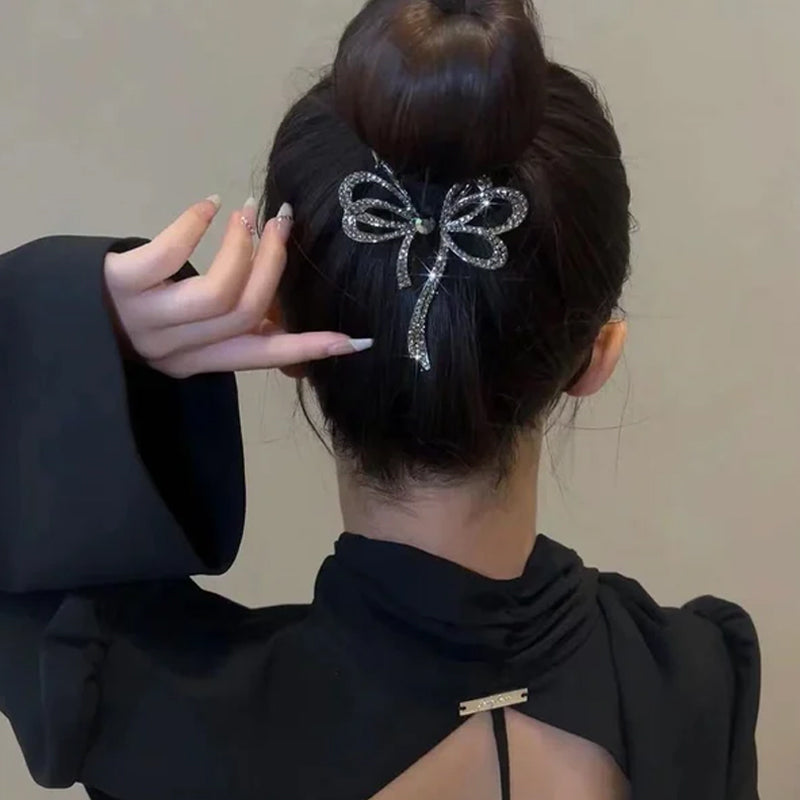 Maliben | Bow Knot Light-Luxury-Hairpin