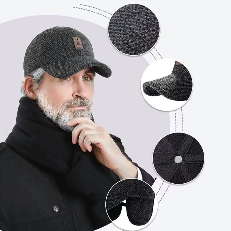Maliben | Winter Baseball Cap With Ear Protectors