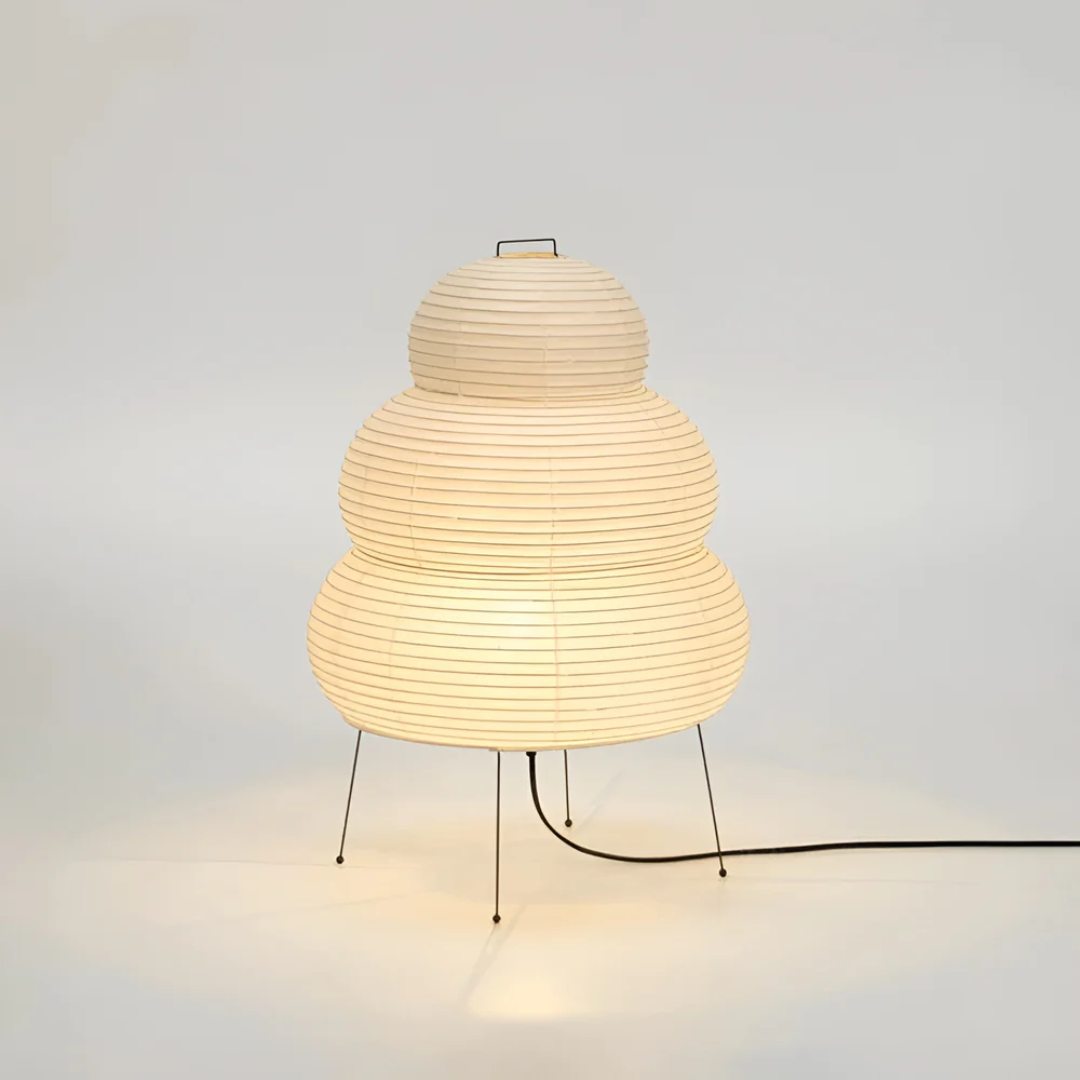 Maliben Japanese Floor Lamp Made of Rice Paper