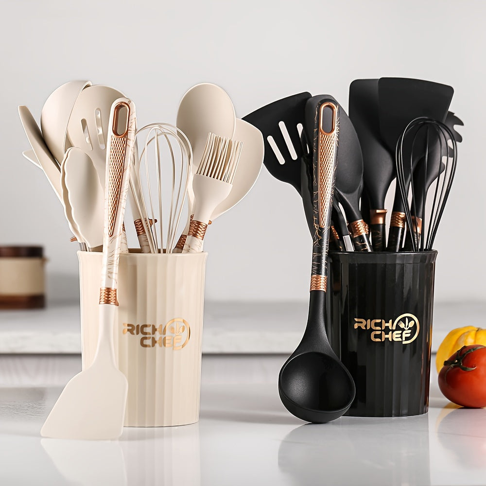 Maliben | Cooking - Kitchen joy with the elegant silicone kitchen utensil set
