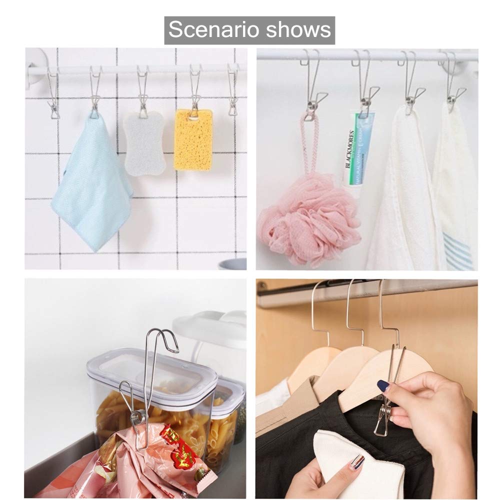 Maliben | Stainless Steel Hanging Clip With Hook