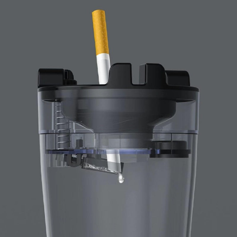 Maliben | Smokeless Car Ashtray With One-Touch Water Extinguish
