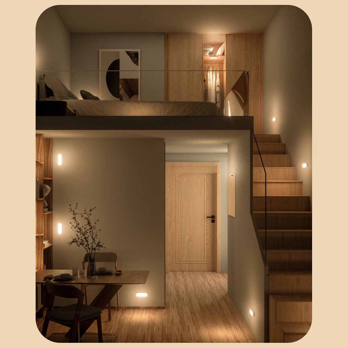 Maliben | Brighté - Wireless Rechargeable Motion Sensor Wall Light