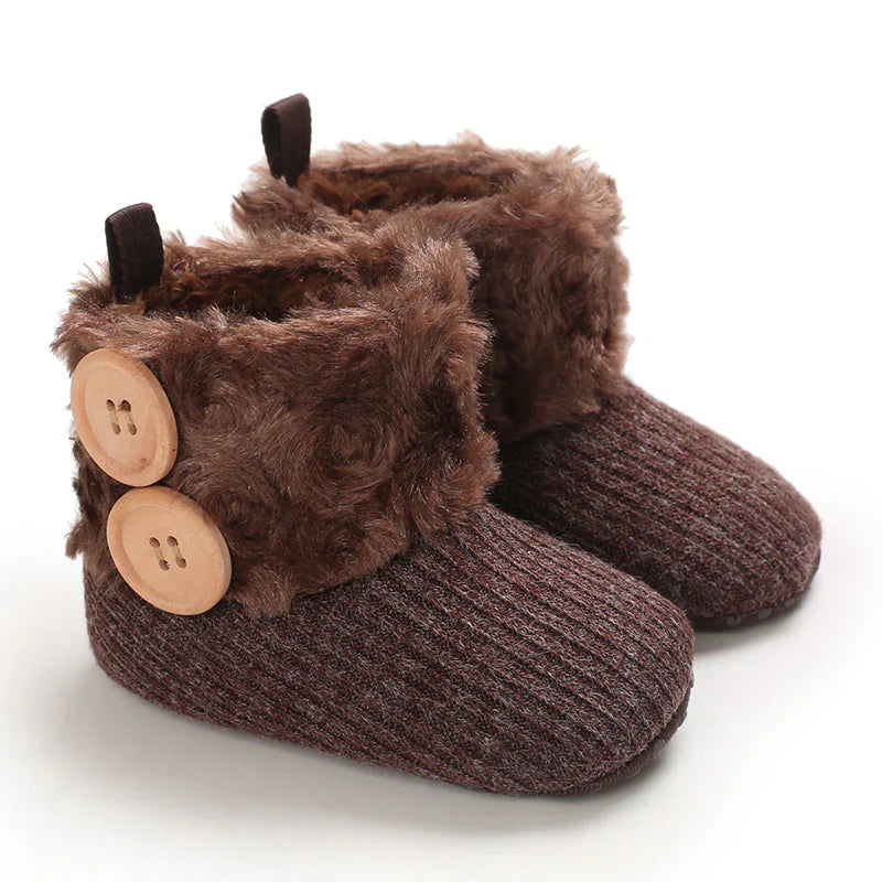 Maliben | Warm Baby Winter Boots – Soft, Cushioned Slippers With Non-Slip Sole