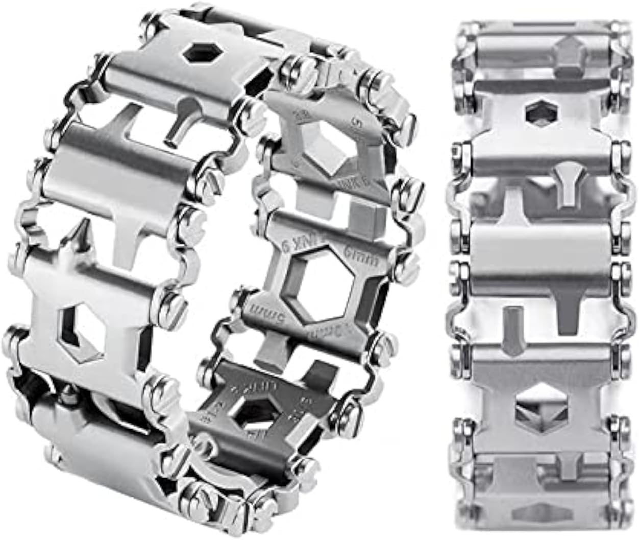 Maliben | 29-In-1 Stainless Steel Multitool Bracelet