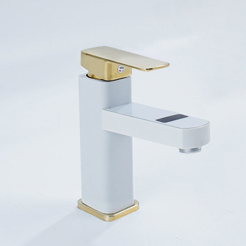 Maliben | Contemporary Sink Faucet Digital Display Monochrome Low Arch Basin Bathroom Sink