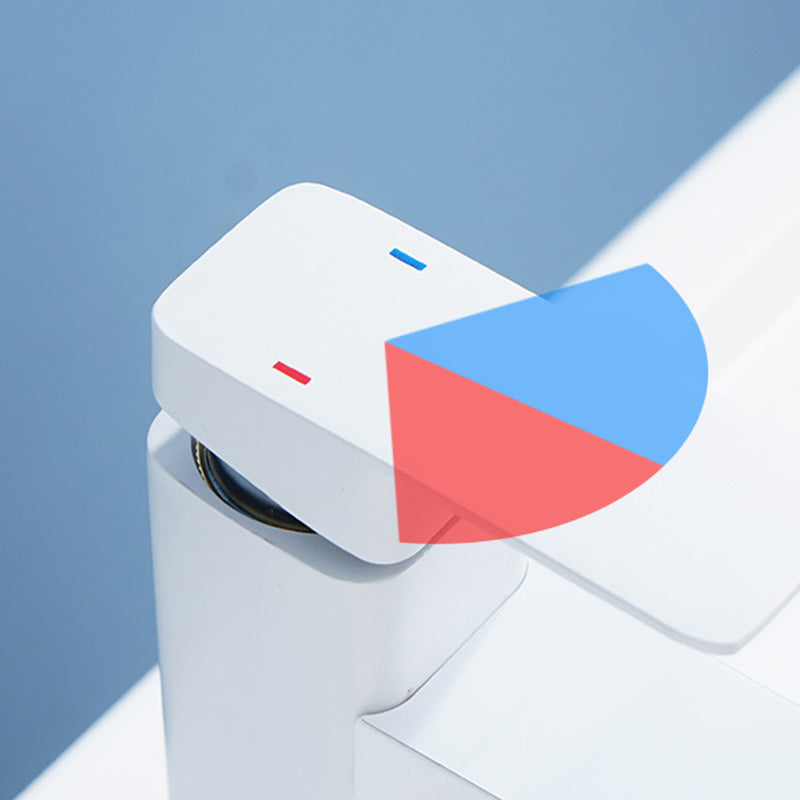 Maliben | Contemporary Sink Faucet Digital Display Monochrome Low Arch Basin Bathroom Sink