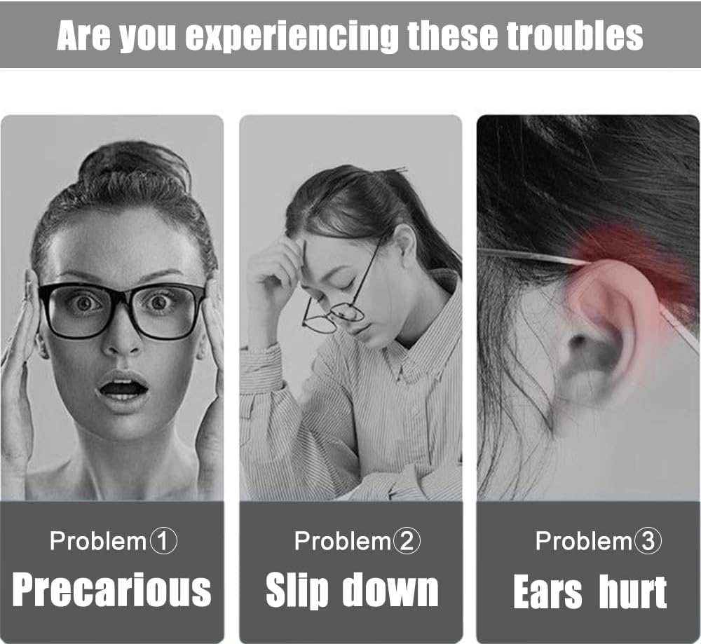 Maliben | 4 Pairs Upgrade Soft Glasses Ear Cushion