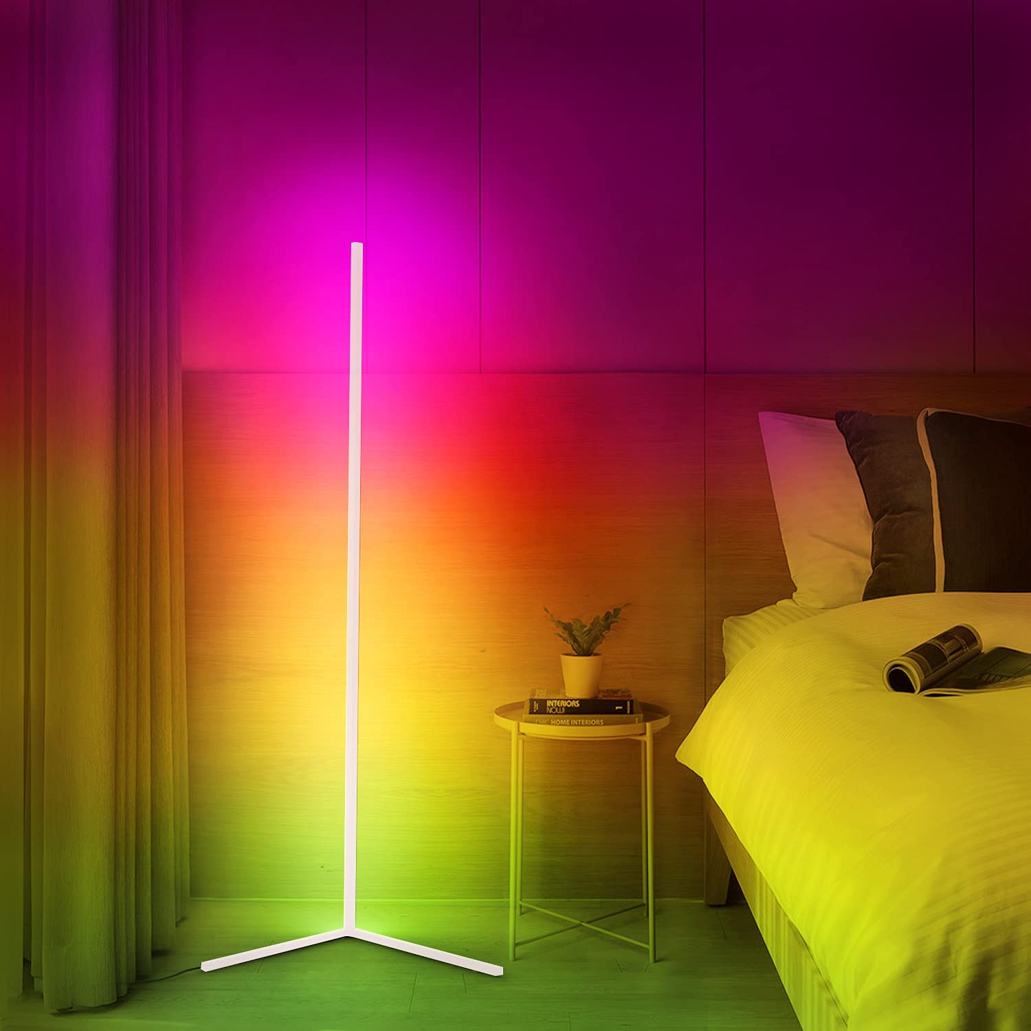 Maliben | Standing Corner Lamp Led Dimmable Minimalist Design