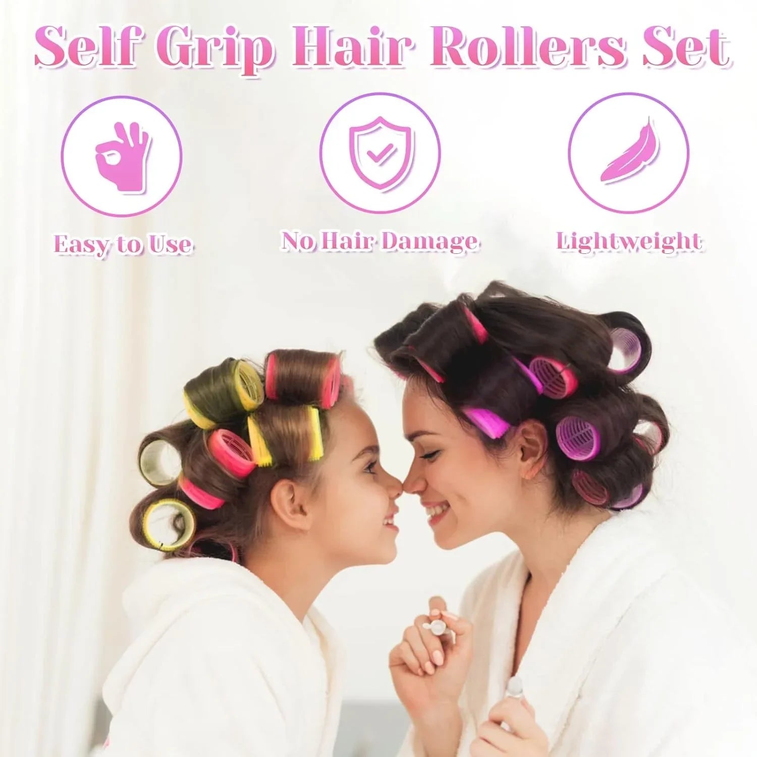Maliben | Self-Adhesive Hair Rollers | For Voluminous And Long-Lasting Curls