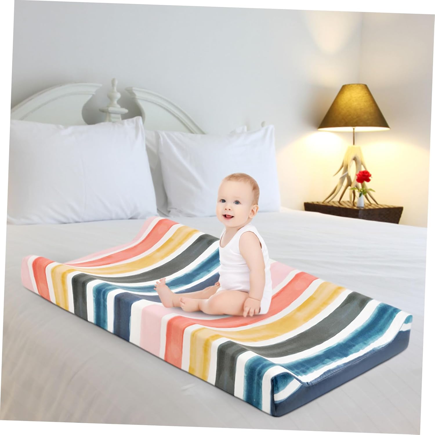 Maliben | Changing Mat Cover For Babies – Soft Fitted Cover For Changing Table