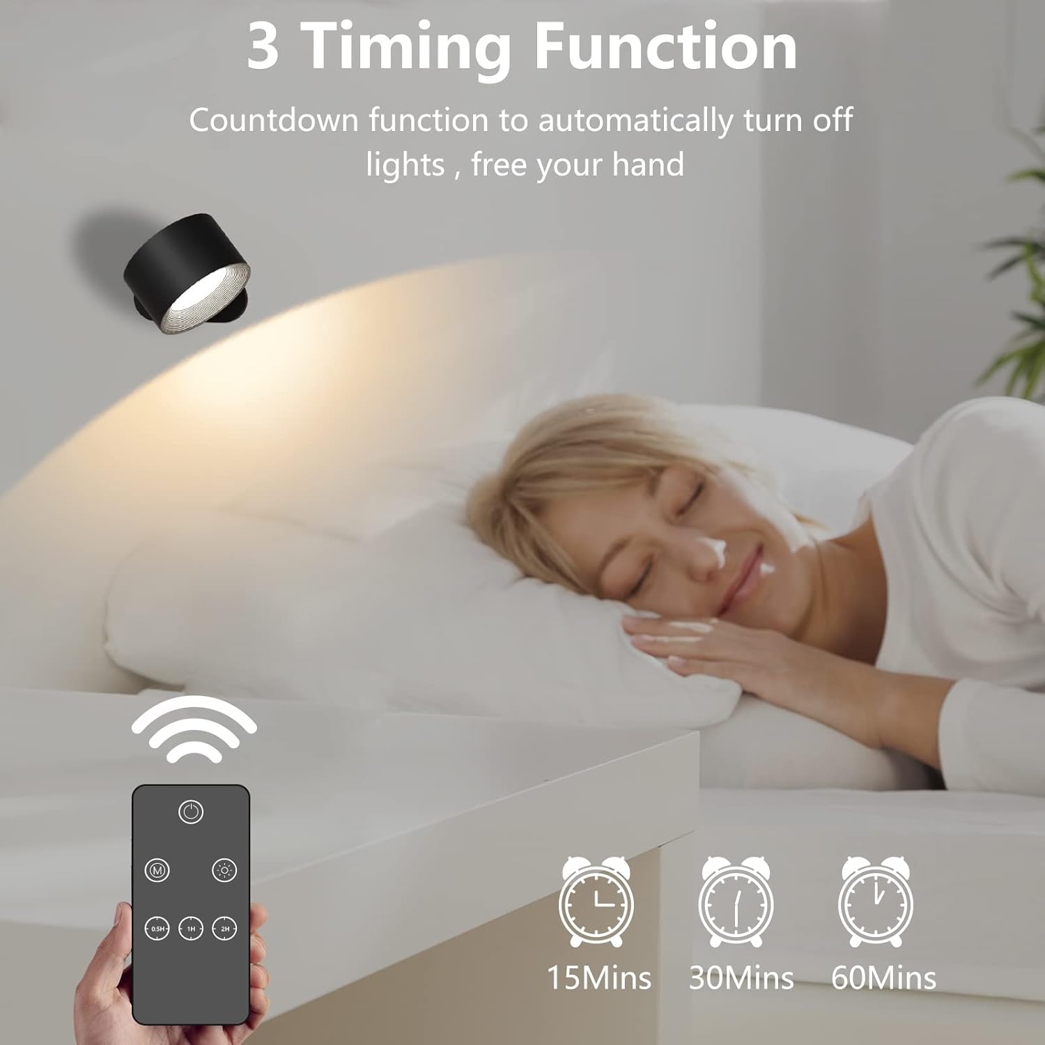 Maliben | Flexilamp – Wireless Rechargeable 360° Led Wall Light For Indoors & Outdoors
