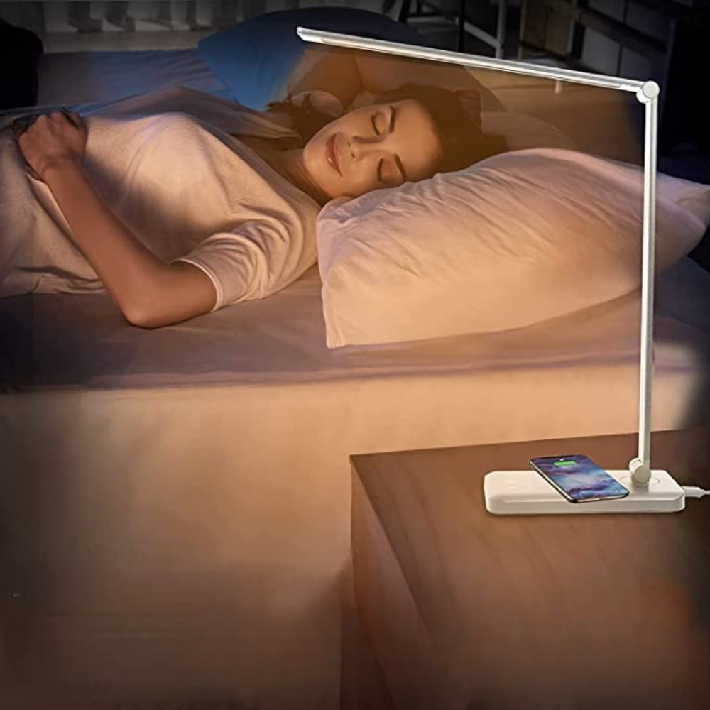 Maliben | Led Desk Lamp - Table Lamp With Usb Charging Port, 5 Light Settings And Brightness Levels