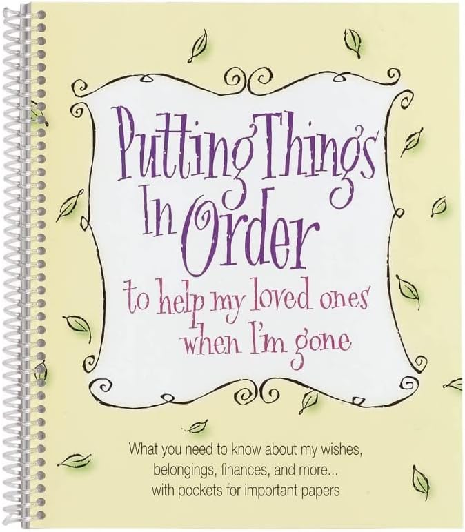 Maliben End-of-Life Planning Organizer — Important Documents Binder