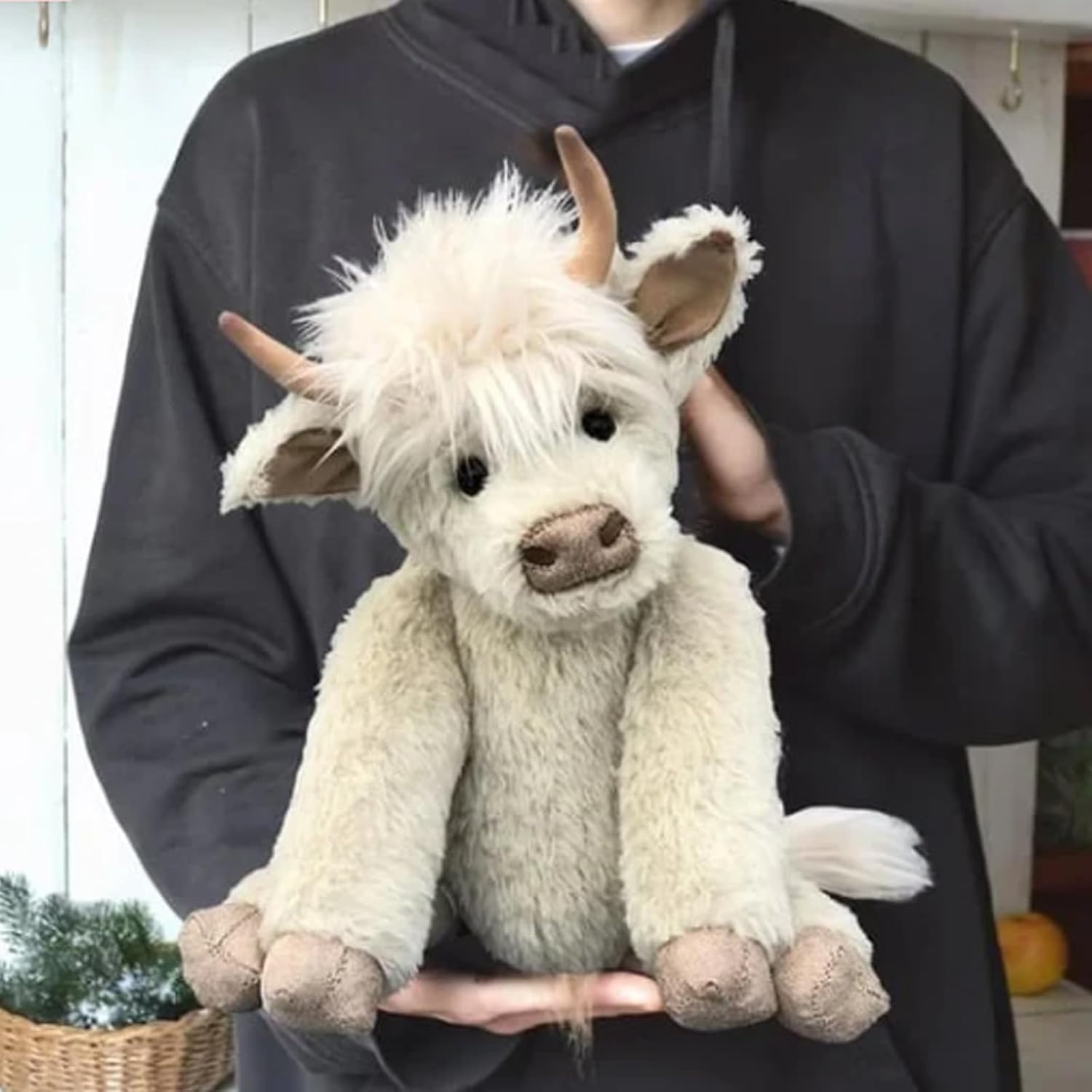 Maliben | Plush Cuddle Cushion Highland Cow Toy