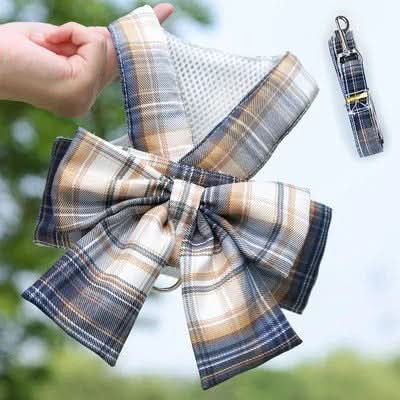 Maliben | Adjustable Dog Harness with Elegant Bow for Stylish Walks