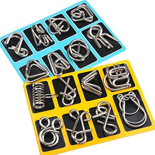 Maliben | Metal Puzzle Ring Set